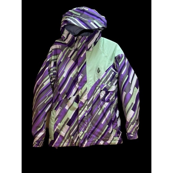 Volcom purple thermonite ski snow  Gore-Tex‎ Jacket - Women's Medium Vintage - Picture 1 of 4